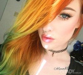 明星染发图片,色彩斑斓的时尚之旅