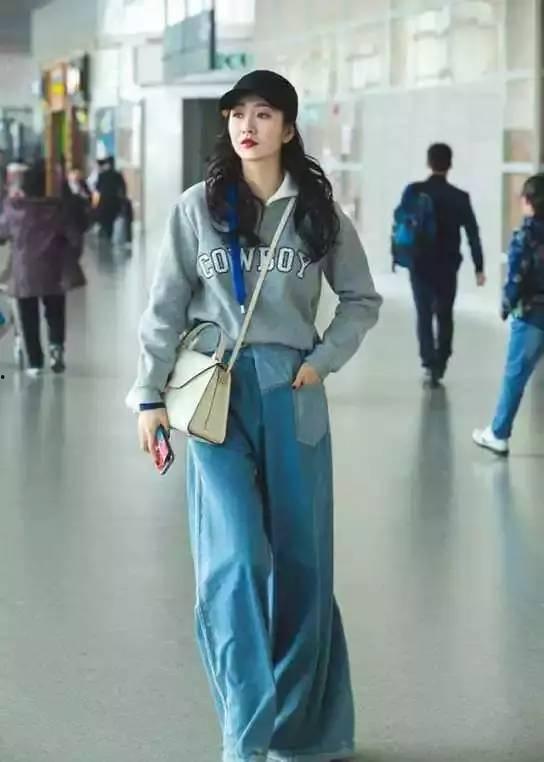 明星穿搭阔腿裤,阔腿裤潮流趋势